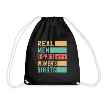 Pro Choice Féministe Des Droits des Femmes Féminisme - Sac de sport léger - noir - Devant