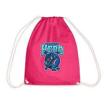 Mandolin Hero - Turnbeutel - Fuchsia - Vorne