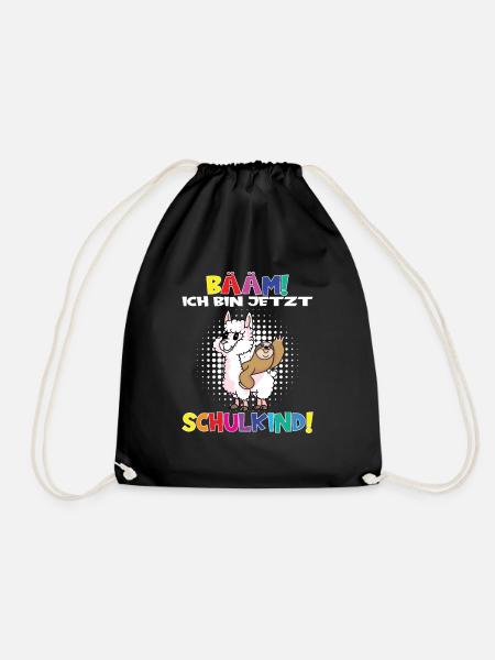 Bääm! Ich Bin Jetzt Schulkind Einschulung - Turnbeutel - Schwarz