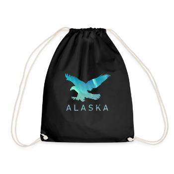 Alaska Geschenk Kinder Herren Damen USA Natur Eis - Sac de sport léger - noir - Devant