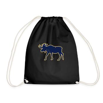 Alaska Tshirt Hommes Femmes Enfants USA Pôle Nord - Sac de sport léger - noir - Devant
