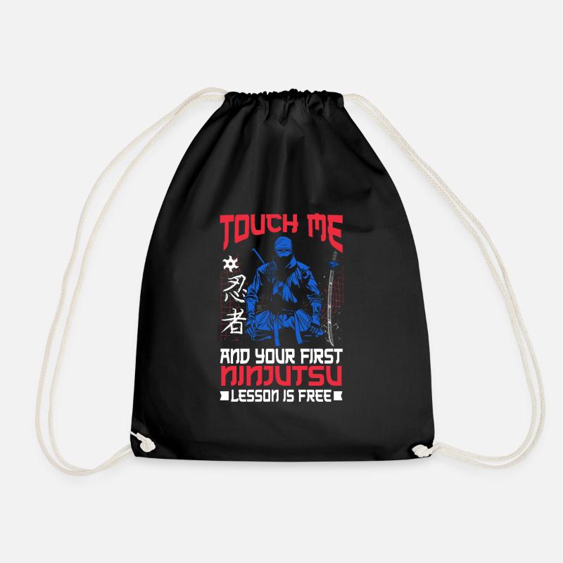 Ninja - Drawstring Bag - black