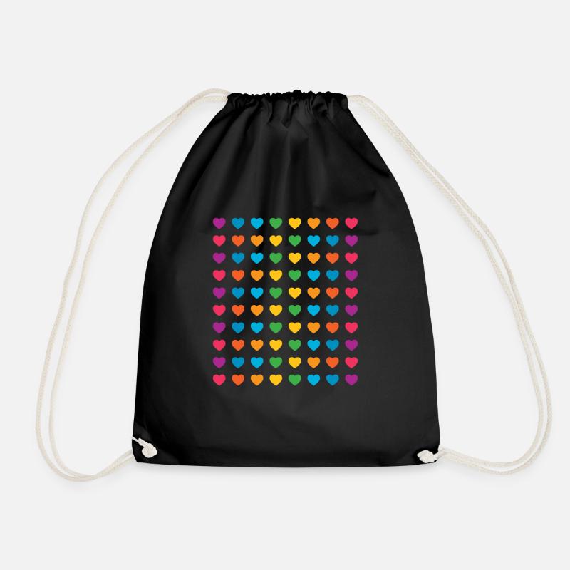 LGBT GAY Lesbisch Pride Geschenk - Turnbeutel - Schwarz