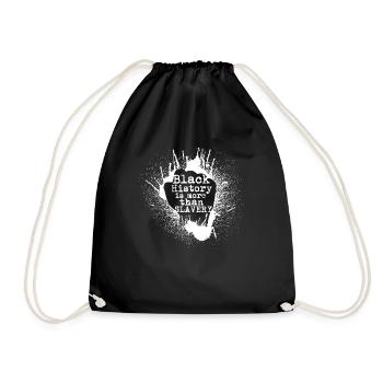 L’histoire des Noirs est plus que de l’esclavage - Sac de sport léger - noir - Devant