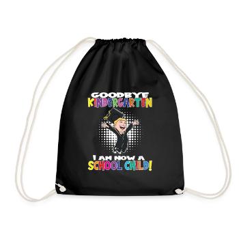 Au revoir la maternelle, je suis un écolier maintenant ! - Sac de sport léger - noir - Devant