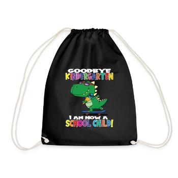 Au revoir la maternelle, je suis un écolier maintenant ! - Sac de sport léger - noir - Devant