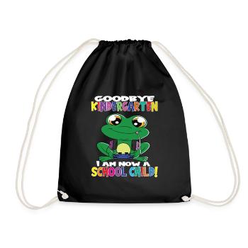 Au revoir la maternelle, je suis un écolier maintenant ! - Sac de sport léger - noir - Devant