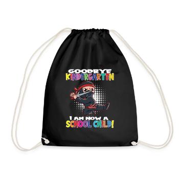 Au revoir la maternelle, je suis un écolier maintenant ! - Sac de sport léger - noir - Devant