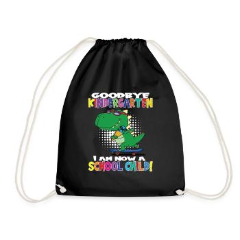 Au revoir la maternelle, je suis un écolier maintenant ! - Sac de sport léger - noir - Devant