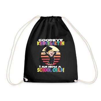 Au revoir la maternelle, je suis un écolier maintenant ! - Sac de sport léger - noir - Devant