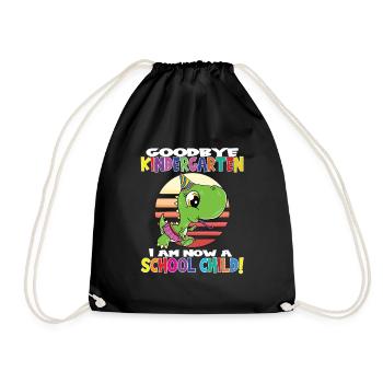 Au revoir la maternelle, je suis un écolier maintenant ! - Sac de sport léger - noir - Devant