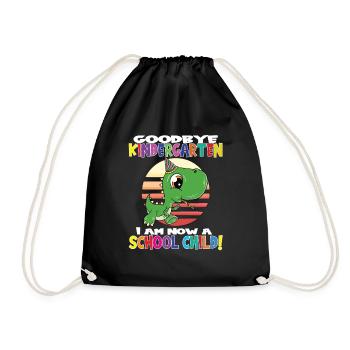 Au revoir la maternelle, je suis un écolier maintenant ! - Sac de sport léger - noir - Devant