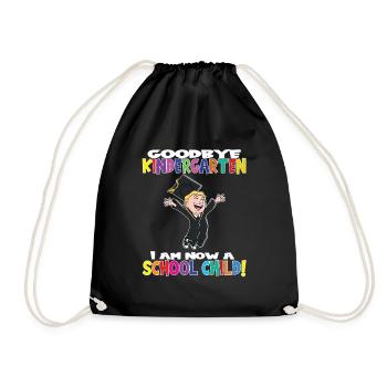 Au revoir la maternelle, je suis un écolier maintenant ! - Sac de sport léger - noir - Devant