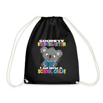 Au revoir la maternelle, je suis un écolier maintenant ! - Sac de sport léger - noir - Devant