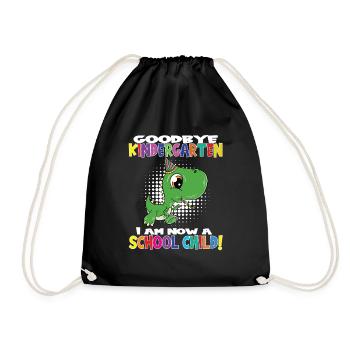 Au revoir la maternelle, je suis un écolier maintenant ! - Sac de sport léger - noir - Devant