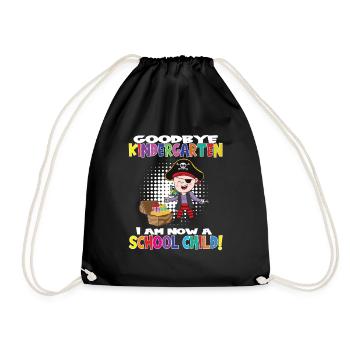 Au revoir la maternelle, je suis un écolier maintenant ! - Sac de sport léger - noir - Devant