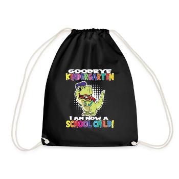 Au revoir la maternelle, je suis un écolier maintenant ! - Sac de sport léger - noir - Devant