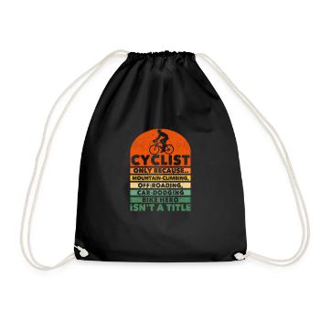 Fun Vélo Activité de plein air Alpinisme - Sac de sport léger - noir - Devant
