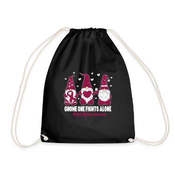 Chemise de sensibilisation au myélome multiple Ruban de Bourgogne - Sac de sport léger - noir - Devant