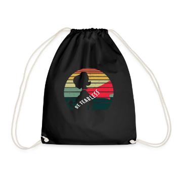 Vintage Féminisme féministe Droits Égalité des femmes - Sac de sport léger - noir - Devant
