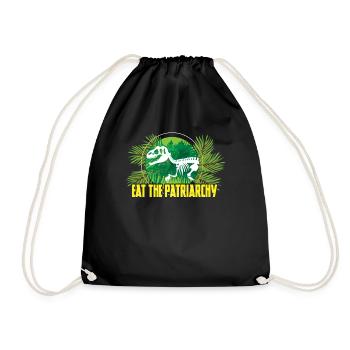 Manger Patriarcat Féminisme Droits Femmes Égalité - Sac de sport léger - noir - Devant