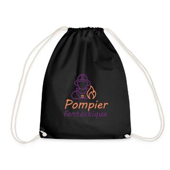 Tshirt femme Pompier fantastique - Sac de sport léger - noir - Devant