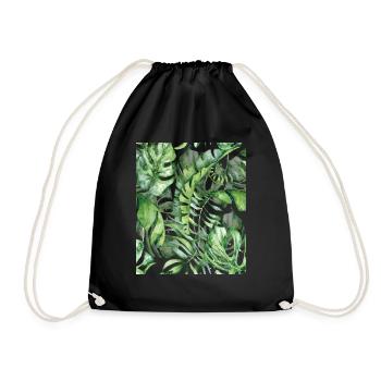 Monstera - Sac de sport léger - noir - Devant