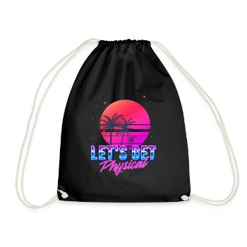 Obtenons l’esthétique Physique Vaporwave - Sac de sport léger - noir - Devant