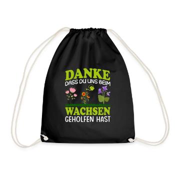 Erzieherin Tagesmutter Kindergarten Kita - Turnbeutel - Schwarz - Vorne