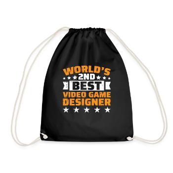 Video Game Designer - Turnbeutel - Schwarz - Vorne