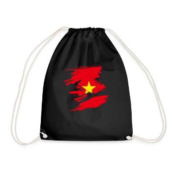 Vietnam - Turnbeutel - Schwarz - Vorne