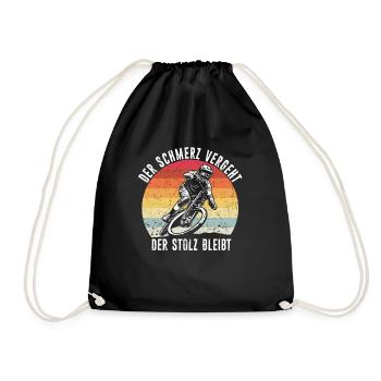 Mountainbike MTB Geschenk BMX Shirt MTB Spruch - Turnbeutel - Schwarz - Vorne