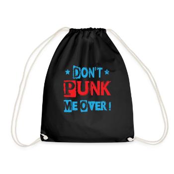 Ne me punk pas! - Gothique - Goth - Concert - Fu - Sac de sport léger - noir - Devant