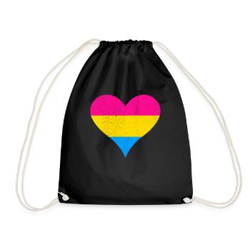 Pansexual Love - Drawstring Bag - black - Front