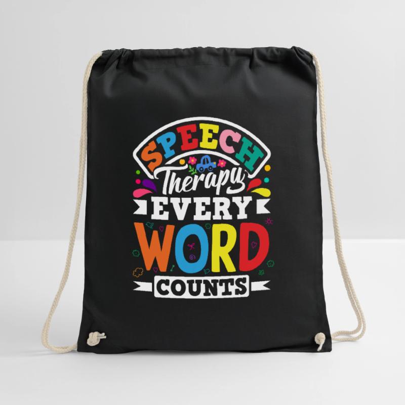 Speech Language Pathologist Speech Therapist Drawstring Bag