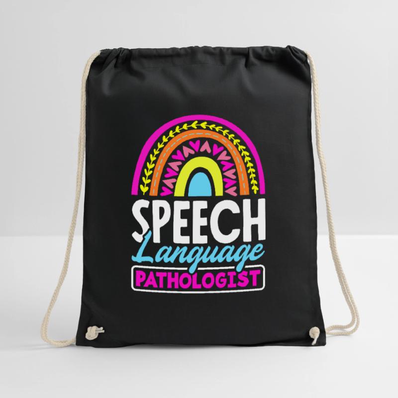 Speech Language Pathologist Speech Therapy Drawstring Bag