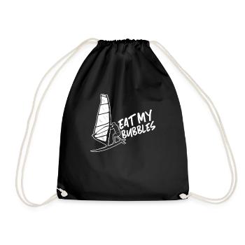 Windsurfing Windsurfen - Drawstring Bag - black - Front