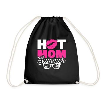 Maman chaude - Sac de sport léger - noir - Devant