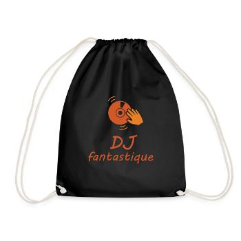 Tshirt femme DJ fantastique - Sac de sport léger - noir - Devant
