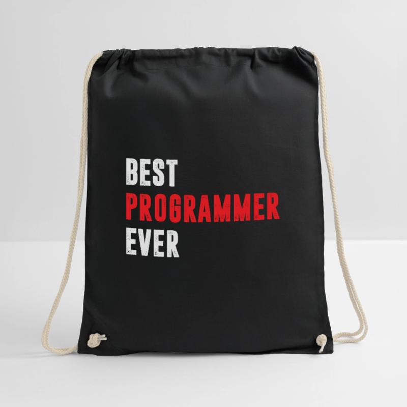 Best Programmer ever Funny Coder Quote Turnbeutel