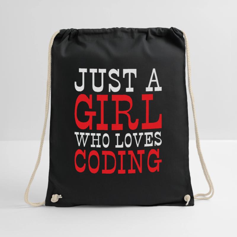 Juste une fille qui aime Coding Programmer Sac de sport léger