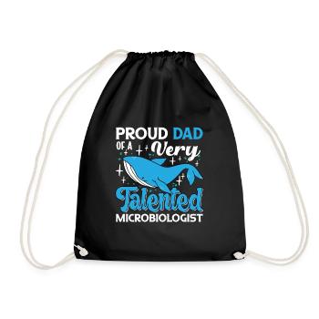 Marine Science Design for an Ocean Student - Drawstring Bag - black - Front