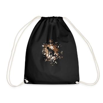Athletics Starter Runner Color Splash - Drawstring Bag - black - Front
