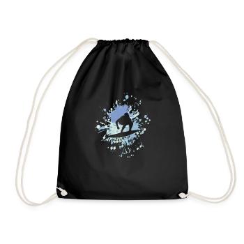 Good Surfing Color Splash - Drawstring Bag - black - Front