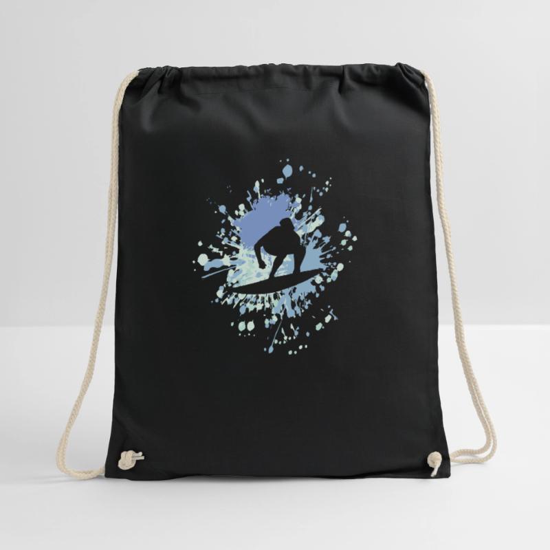 Bonne éclaboussure de couleur de surf Sac de sport léger