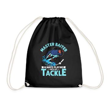 Maître Baiter jouant toujours avec mon tacle Fishin - Sac de sport léger - noir - Devant