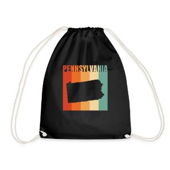 Beauté de Pennsylvanie cadeau - Sac de sport léger - noir - Devant