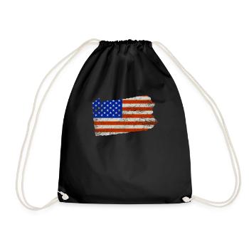 Cadeau drapeau Pennsylvania Home Usa - Sac de sport léger - noir - Devant