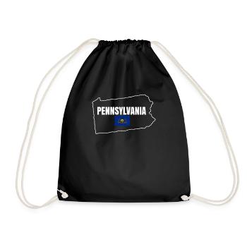 Pennsylvanie Home Gift - Sac de sport léger - noir - Devant