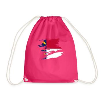 North Carolina home geschenk - Turnbeutel - Fuchsia - Vorne